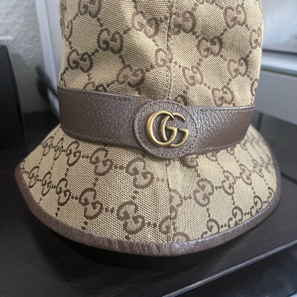 GG CANVAS BUCKET HAT - Picture 4 of 6